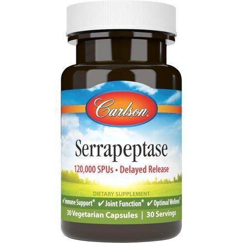 Serrapeptase, 120000 SPUs - Delayed Release, Immune Support, Joint Function & Optimal Wellness, 30 Vegetarian Capsules
