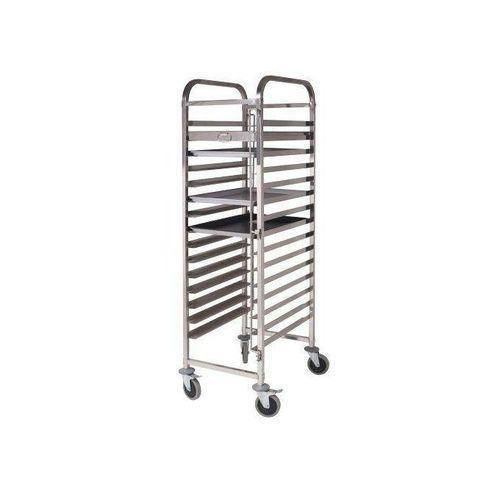 15 Tray Stainless Steel Oven Trolley