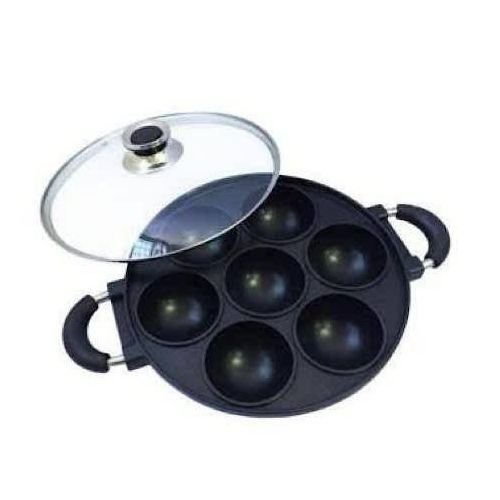 Happy Call 7-In-1 Non-stick Omelette Masa- Cake Pan Plus Cover Lid.