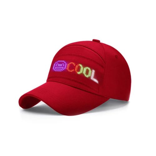 Turn Heads & Be Noticed With The Original Quality Unisex Smart Digital Led Advertisement Facecap