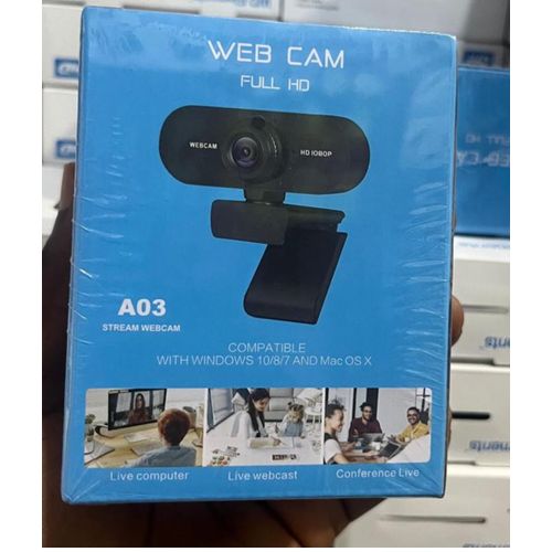 A03 Full HD 1080p webcam- crystal clear streaming