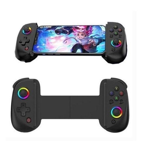 D8 Telescopic & Wireless Mobile Phone Gamepad with Turbo 6-axis Gyro, Vibration Bluetooth - Compatible 5.2 for Android, iPhone, Switch, PS4 & PC
