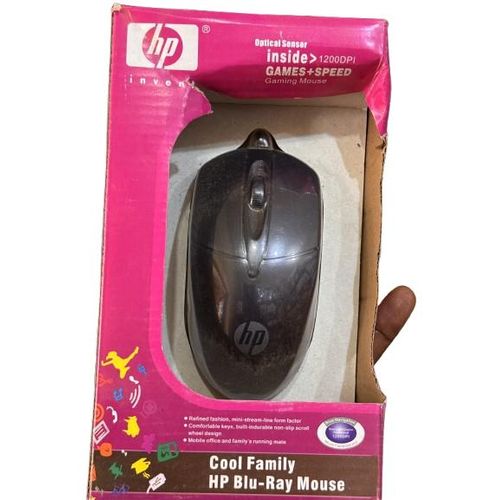 The Cool Family Wired USB Mouse – Blu-Ray Optical, Plug & Play