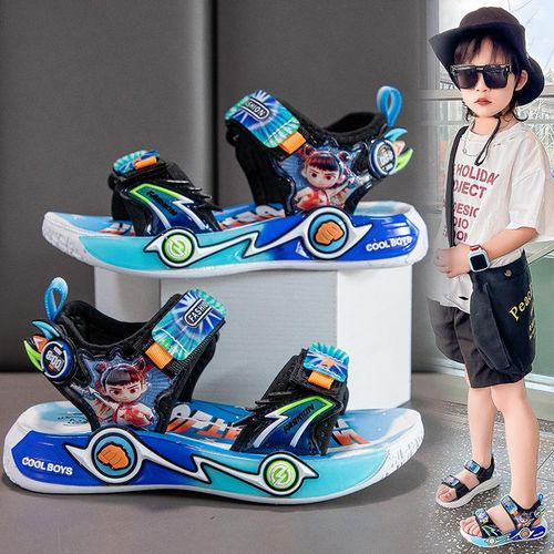 Boys/girls School/casual Quality Sandal-blue