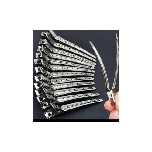 12pcs sectioning hair clip- Silver hair clips