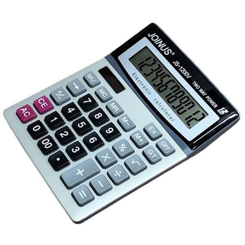 APKAN shop Big Calculator Digital Calculator with Large Display Standard Function Desktop Calculator with 12-Digit Large LCD Display and Big calculator scientist Computer Keys Battery Dual Power Calculator Easy to use Basic scientific Calculators