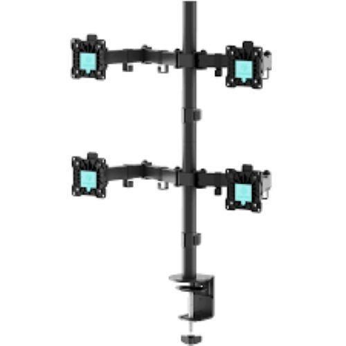 Quad Desktop Monitor Mount for 4 Screens 13-32 (D421E BLACK)