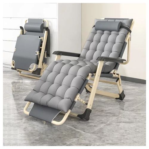 Adjustable Outdoor Relaxing Chair With Cushion