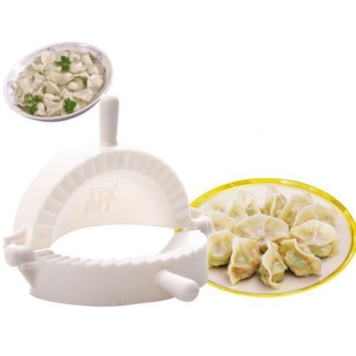 Meat Pie Cutter / Dough Press Dumpling Mould, White