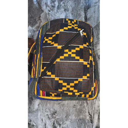 Ghana black kente bag
