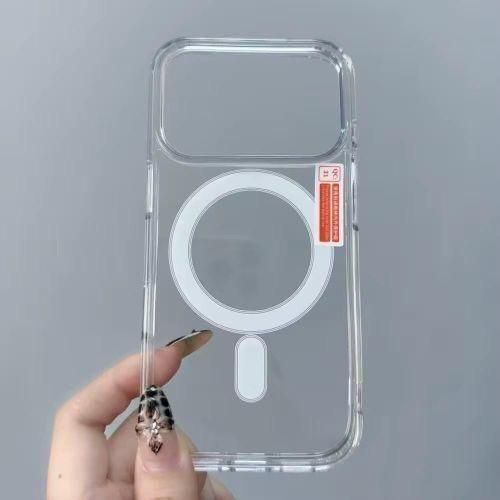 Transparent acrylic phone case with clear magnetic case for iPhone 18 pro max /17 pro Max