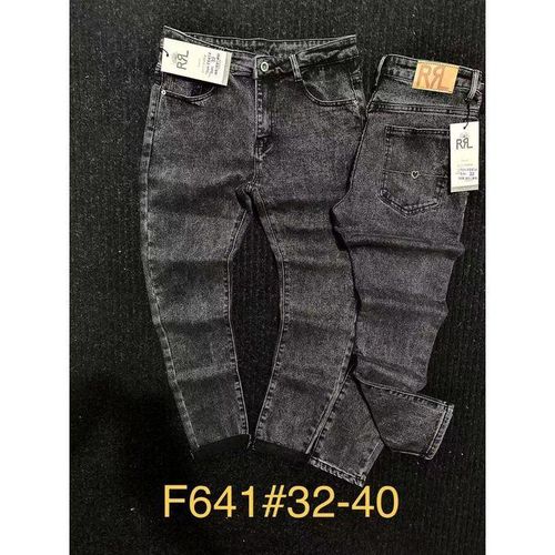 Quality Plain Denim Grey Jean For Men