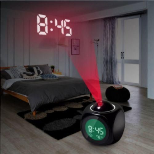 Multi-function Digital Alarm Clock LED Time Projection Display