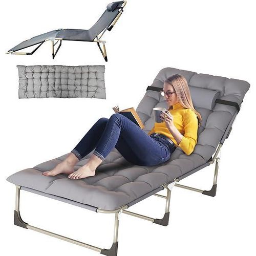 Foldable camp bed