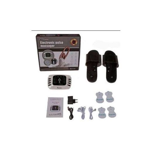 Electronic Massager Physiotherapy Body Acupuncture Therapy Digital Machine + Foot Massager
