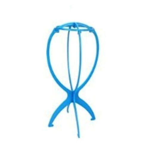 1unit Foldable Wig Display Mannequin-BLUE
