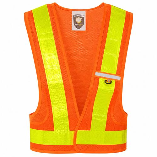 Reflective Construction Safety Net Jacket /Vest (Orange/Lemon)