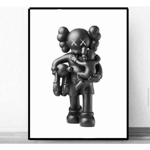 Framed Serenity Painting Kaws Dolls Artwork Picture HD