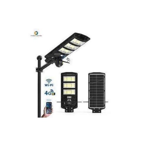 3 Lens Double CCTV Camera + Solar Street Light + Free Pole