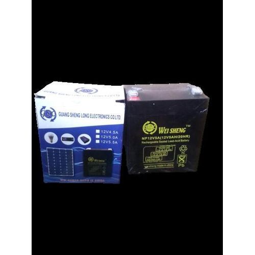 Wei Sheng 12Volts 5ah Battery For Rechargeable Fan, Light And Ups