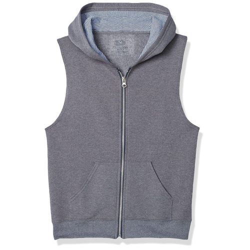 Armless Zip Through Hoodie
