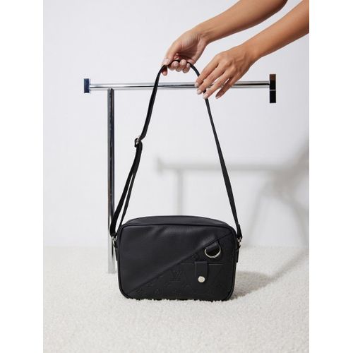 Men'S Crossbody Bag, Zipper Closure & Anti-Theft Compartment, Adjustable Shoulder Strap