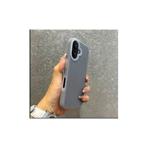 Iphone 17 jelly silicone case pouch cover- Grey colour