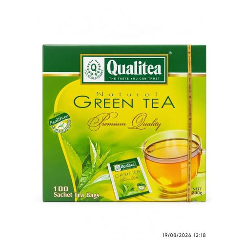 100% Natural Quality Premium Green Tea - 100 Sachets Tea Bags
