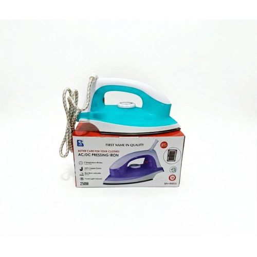 250W Inverter Energy Saving Electric Dry Pressing Iron - Turquoise