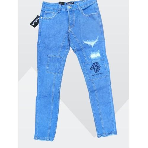 Super quality men's luxury skinny jeans