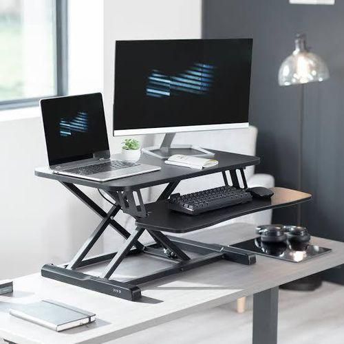 Desk Converter Height Adjustable Sit To Stand Riser