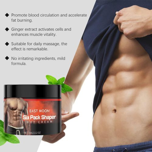 6 Packs Hot Cream, Fat Burning Cream for Belly, Belly Button Weight Loss Cream, Lose Weight Fast Cream, Hot Sweat Cream – Workout Sweat Enhancer for Belly & Thighs – Gym Pre-Workout Body Sculpting Cream for Men & Women