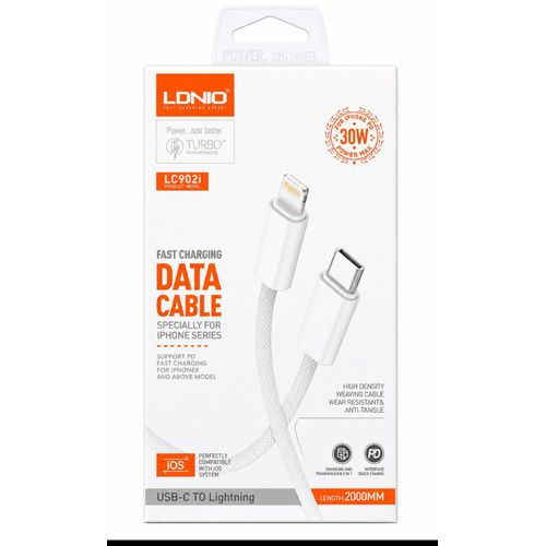 LC902i USB-C to Lightning Fast Charging Data Cable (2M / 2000mm)