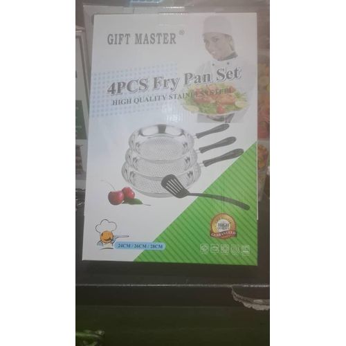 4 in 1 Cooking Utensils- 3 Fry Pan And 1 Spoon