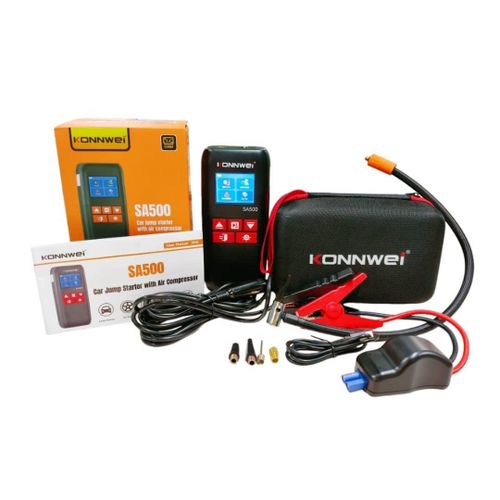 All-In-1 KONNWEI SA500 Jump Starter With 150PSI Air Compressor Air pump Car Battery Booster & Power Bank SOS Lamp Car Tools kit