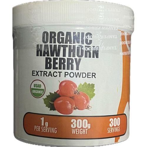 Organic Hawthorn Berry Extract Powder 300g 300Servings