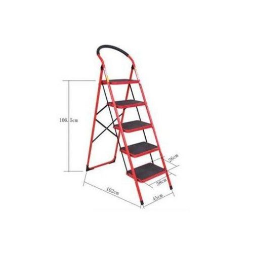Original 5 Steps Multipurpose Ladder For Home, Office, Store-Red
