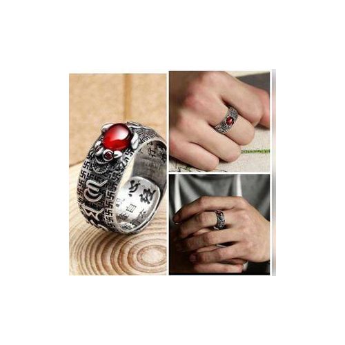 Fortified Feng Shui Black Obsidian Wealth Ring