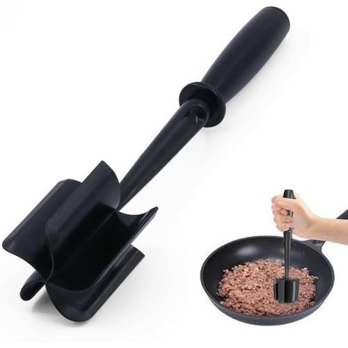 Meat Chopper Ground Beef Masher, Non-stick Heat Resistant Hamburger Chopper for Cooking