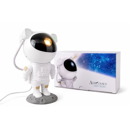 Astronaut Galaxy Star Projector Night Light – LED Nebula Lamp with Rotating Head