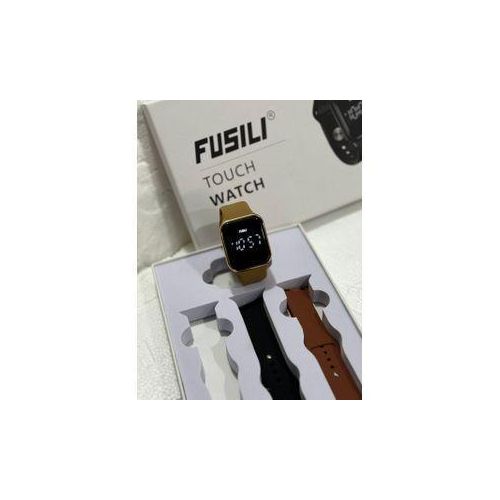 Unisex Touch Watch With Versatile Rubber Strap Watch