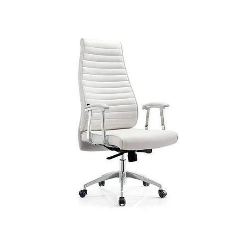High Quality Leather Director Office Chair-(High Back) White
