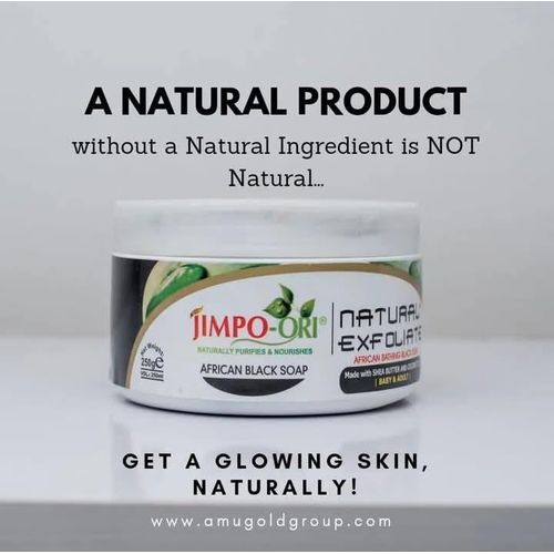 Jimpo Ori Natural Exfoliate Black Shea Soap 250g