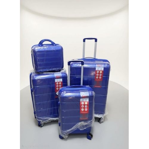 High Quality 4 in 1 unbreakable rubber luggage set And kit included