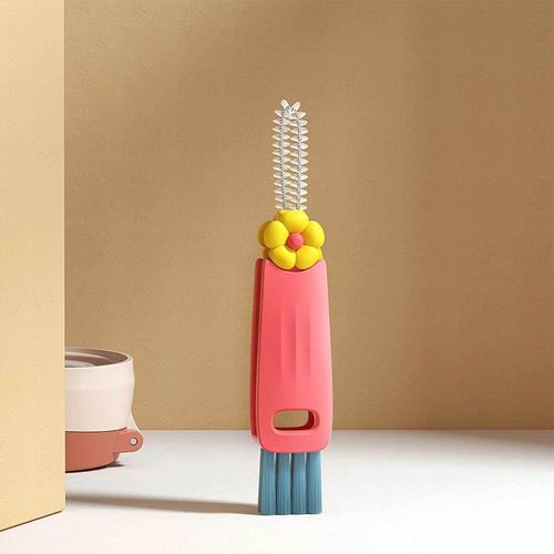 3 in 1 Cup Lid Gap Cleaning Brush Set, Multifunctional Bottle Cleaning Brush, Cup Lid Gap Cleaner, Home Kitchen Crevice Cleaning Brush Tools