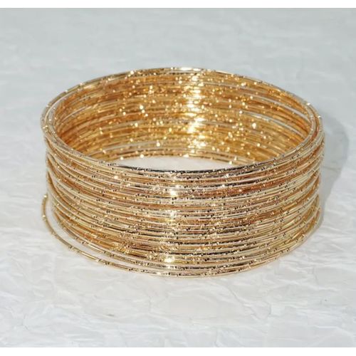 4pcs Arabian Style Shiny Bracelet-Gold