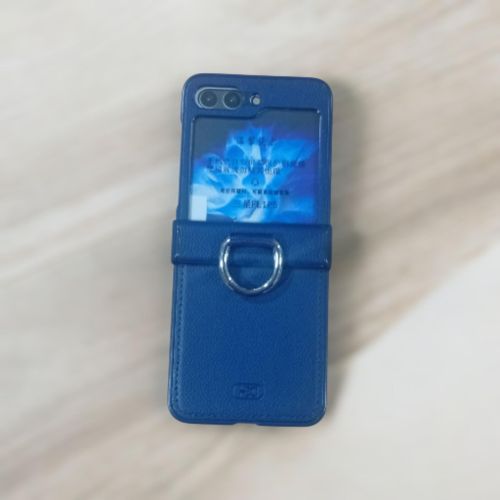 Samsung galaxy z flip 5 hinge protective Case with ring holder