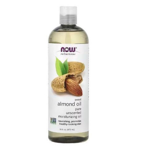 Solutions, Sweet Almond Oil, Pure Moisturizing Oil, Unscented, 473ml