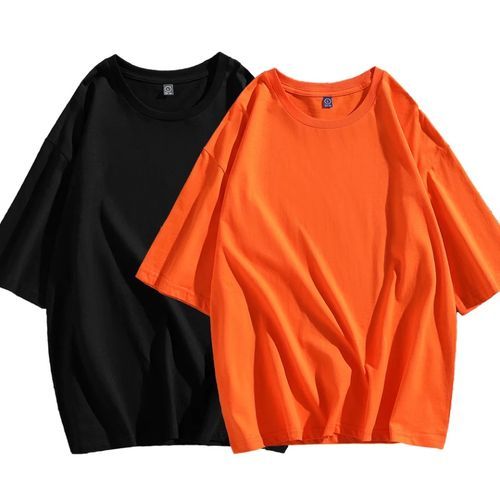 2 SET PLAIN ROUND NECK POLO T SHIRT PLAIN TEES