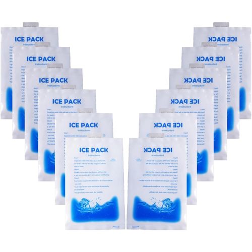 12Pcs Gel Ice Packs for Cooling Vest - Cold Packs for Ice Cooling Safety Vest, Reusable Ice Packs for Injuries Food Preservation